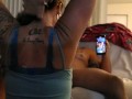 Filming up babysitter's skirt with no panties while she gives me the best head ever
