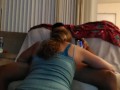 Filming up babysitter's skirt with no panties while she gives me the best head ever