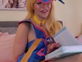 Dark Magician Girl WEDGIES (YUGIOH COSPLAY)