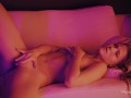 WOWGIRLS Super hot blonde model Diana Heaven playing with her pussy in this solo video