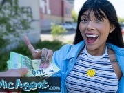 Public Agent Athenea Rose is from Colombia and gets fucked in a public location