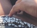My UBER DRIVER Pulled My Panties Down and Made Me CUM While Driving