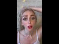 POV Face Fetish Cute Freckled Blonde CHEER SLUT Begs For YOUR Cum - Remi Reagan
