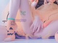 little halloween princess is a horny slut