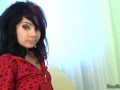 Sexy emo teen goes solo masturbating