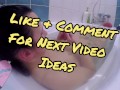 Beautiful Teen Enjoying Bath And Exploring Sexy Underwater Body