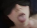 Small Dick Teen gets Sucked off by Blindfolded Girlfriend