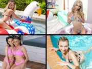 Bikinis and Cute Butts Compilation feat. Vanessa Moon, Alice Marie, Emma Rosie & Riley Star