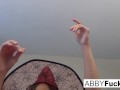 Abigail plays with herself
