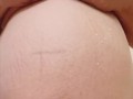 SEXY PREGNANT BBW SHOWS HER ASSHOLE AND MILKS HER TITTIES AT THE SPA