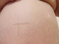 SEXY PREGNANT BBW SHOWS HER ASSHOLE AND MILKS HER TITTIES AT THE SPA