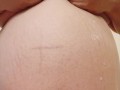 SEXY PREGNANT BBW SHOWS HER ASSHOLE AND MILKS HER TITTIES AT THE SPA
