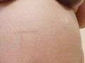 SEXY PREGNANT BBW SHOWS HER ASSHOLE AND MILKS HER TITTIES AT THE SPA