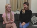 Ersties - Hot Blonde Quivers As Rebecca Tongues Her Clit