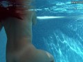 Diana Rius hot petite pornstar underwater