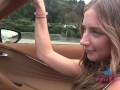 Hanging out with a very sexy girl car fun and also rubbing her clit until she cums POV