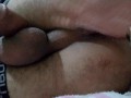 Fingering my asshole and cum