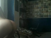 My lover gives me hard pussy on all fours