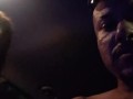 Blowing Smoke From Vape In Car