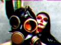 Halloween is coming! Creepy video of a gas mask fetish in the shower.