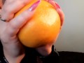 Creepy Halloween video. Sweet nasty. Food fetish, foot fetish.