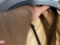 Fucked my stepsister while she was stuck in the washing machine - cum in her mouth