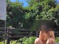 駐車場で全裸オナニーしました～💓💓💓💓💓
