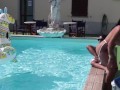 Lesbos in the pool with Giulia Diamond, Ale Danger and Benny Green hot and sexy for you