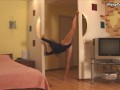 Small tits blonde gymnast Alla stretching legs