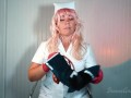 Sweet Nurse with Red Gloves gives joi after Exam (extended preview)