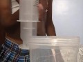 Drawing Up Lube With My HUGE Syringe!