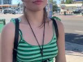 College Cutie Liv Wild Vaping and Giving Blowjob in Public