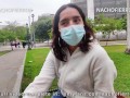 Pillada en la calle a linda chica, acepta ser fotografiada y luego es follada por dinero.