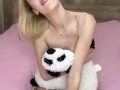 Playing with my favorit teddybear