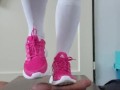 Barbie Trampling Cock in Shoes, Socks and Bare No.18