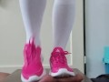 Barbie Trampling Cock in Shoes, Socks and Bare No.18