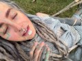 Tattooed Fantasy Fairy-girl gets fucked in the forrest - POV - facial cumshoot