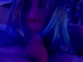 Acid trip blowjob from teen stepsister