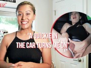 Ersties - Hot Babe Risks Getting Caught To Masturbate In a Car