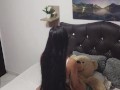 I find my stepsister without clothes in my room fucking with a stuffed animal