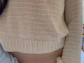 My girlfriend can't keep her hands off me, she fingers me before leaving for work