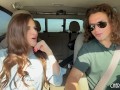 Step sister Aubree Valentine Tempts Her Step-brother Into Hardcore In the Pickup Truck