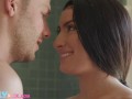 FAMILYXXX - Stepsis Moved Back Home and Comes With Benefits (Angelina Red)