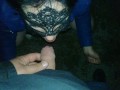Stepmom takes piss and cum in mouth from her stepboy