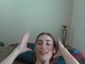 GFE session with naughty amateur Deliah Day blowjob, footjob and hardcore fucked