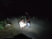 Her parents think she's staying over at a friend's house.