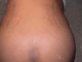 Thick Curvy Ebony Finds Her Self Bent Over Taking Backshots In The Middle Of Night