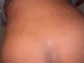 Thick Curvy Ebony Finds Her Self Bent Over Taking Backshots In The Middle Of Night