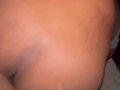Thick Curvy Ebony Finds Her Self Bent Over Taking Backshots In The Middle Of Night