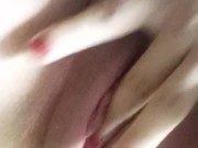 Tocándome bien rico solita en mi casa